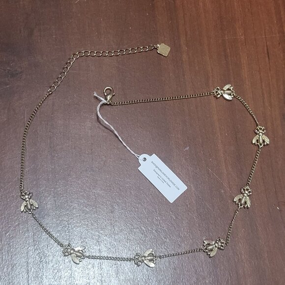 Park Lane Seven Bee Necklace Gold Tone - Picture 10 of 10